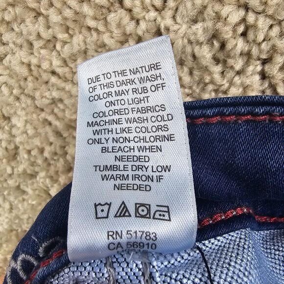 Maurices Skinny Jeggings Dark Wash Women's Size XL Short - Picture 9 of 15